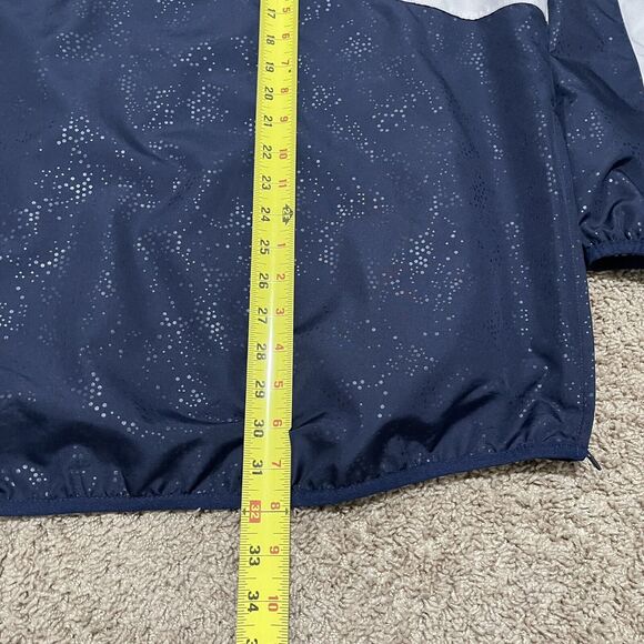 New England Patriots NFL Jacket Men XL Blue Reebok Sideline Lightweight Reflect - Picture 10 of 13